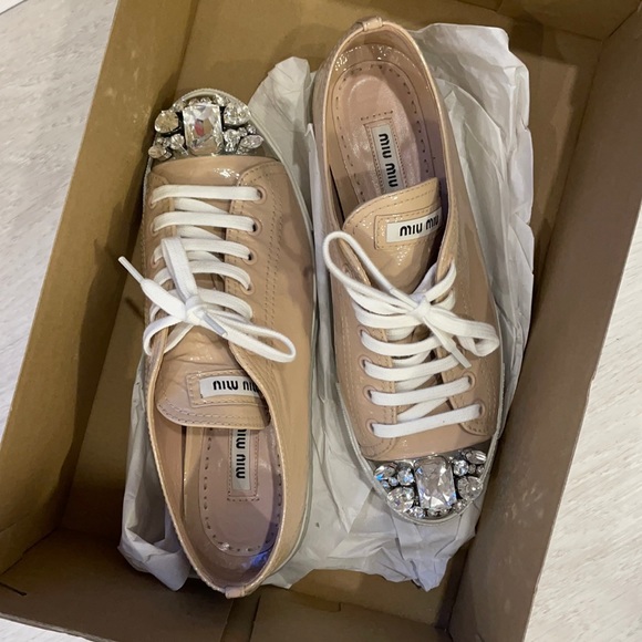 Shoes - Miu Miu sneakers. Size 7.5. Only worn a few times.